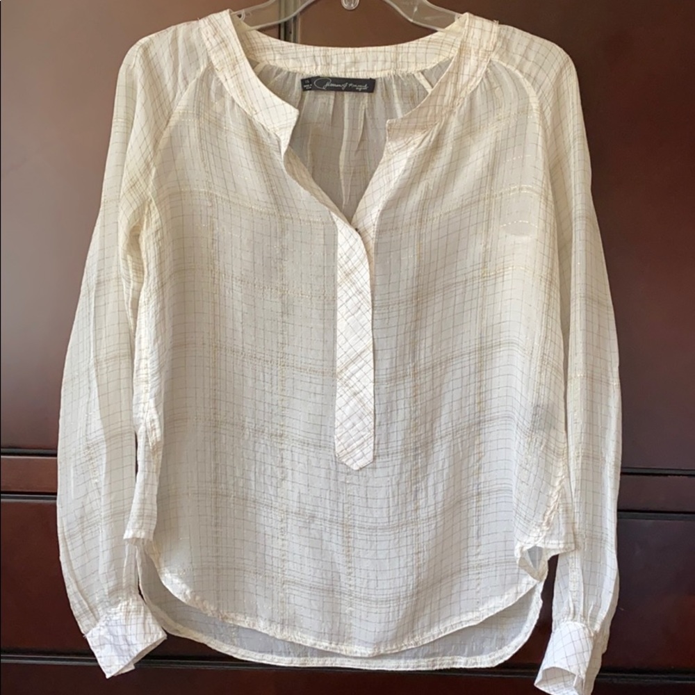 Patterson J Kincaid Sheer Blouse